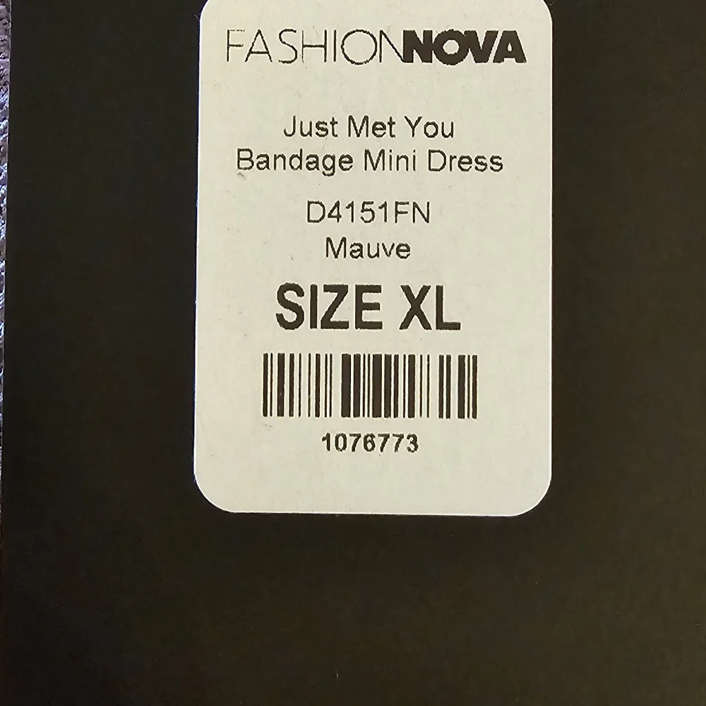 Fashion Nova- New With Tags Snatched Muted Rose  Mini Dress - Picture 3 of 7